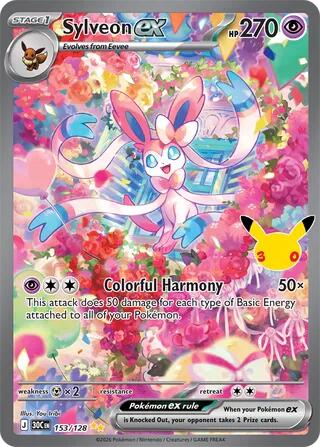 30th Celebration - 153/128 Sylveon ex Special Illustration Rare