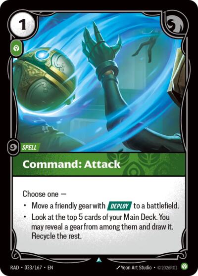 Radiance - 033/167 Command: Attack Uncommon