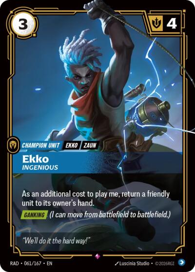 Radiance - 061/167 Ekko, Ingenious Rare