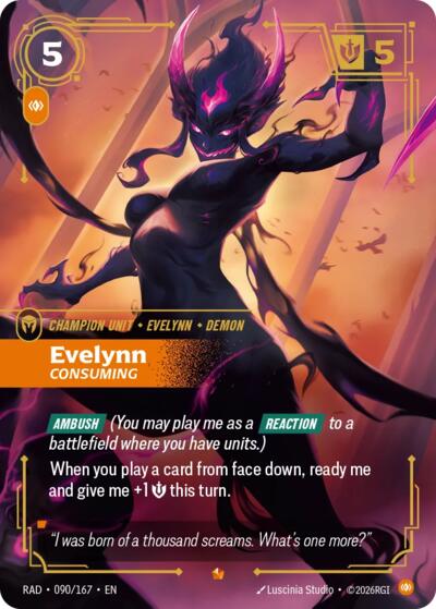 Radiance - 090/167 Evelynn, Consuming Epic