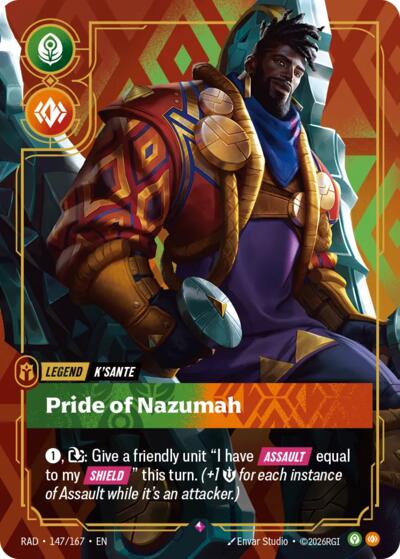 Radiance - 147/167 K'Sante, Pride of Nazumah Rare
