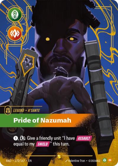 Radiance - 172/167 K'Sante, Pride of Nazumah (Overnumbered) Showcase