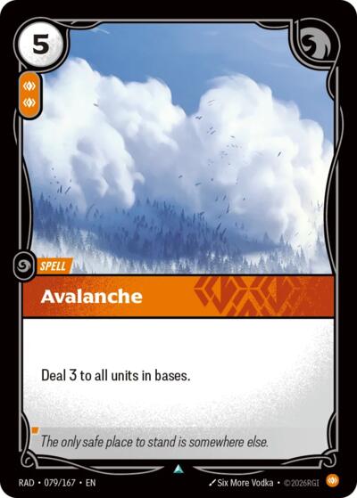 Radiance - 079/167 Avalanche Uncommon