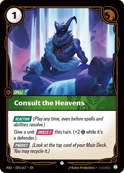 Radiance - 025/167 Consult the Heavens Common