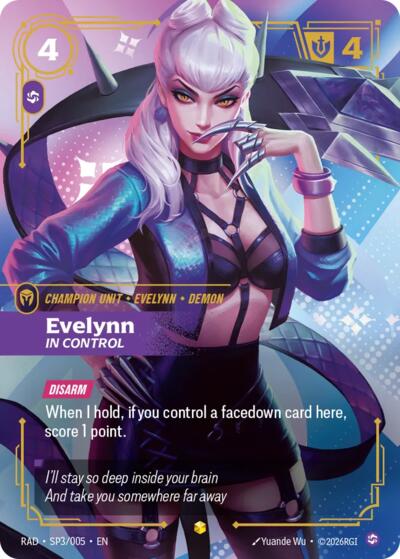 Radiance - SP3/005 Evelynn, In Control (K/DA Special Art Card) Showcase