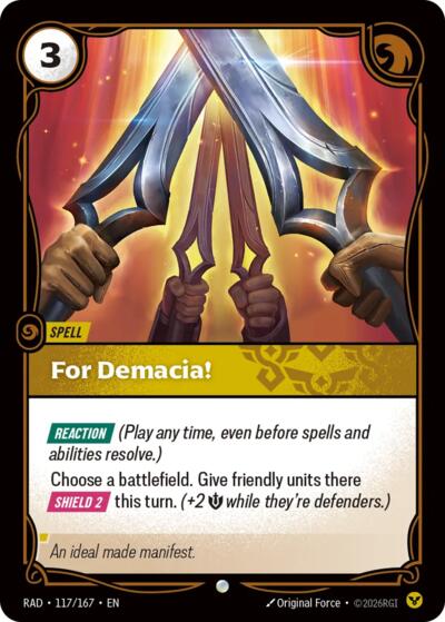 Radiance - 117/167 For Demacia! Common