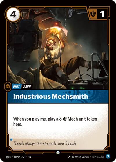 Radiance - 049/167 Industrious Mechsmith Common