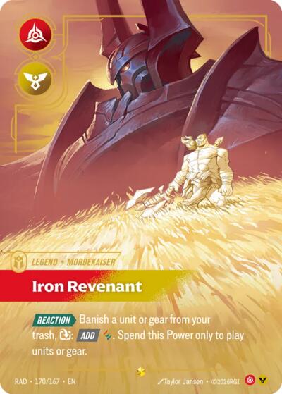 Radiance - 170/167 Mordekaiser, Iron Revenant (Overnumbered) Showcase