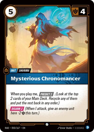 Radiance - 050/167 Mysterious Chronomancer Common