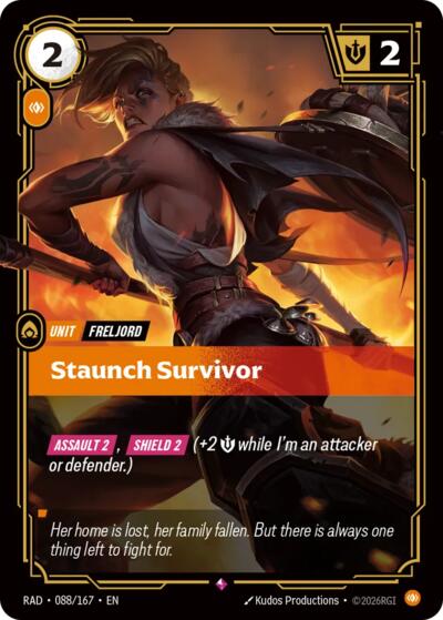 Radiance - 088/167 Staunch Survivor Rare