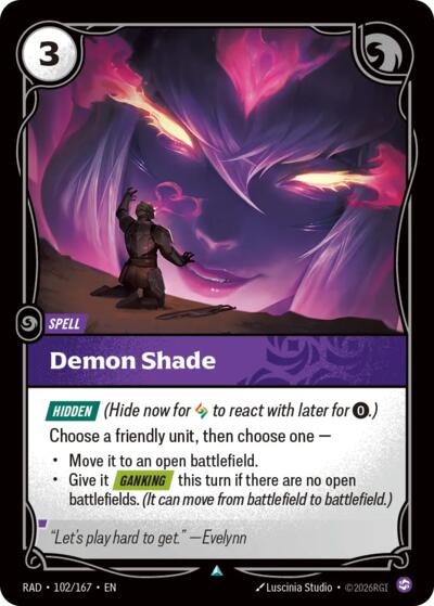 Radiance - 102/167 Demon Shade Uncommon