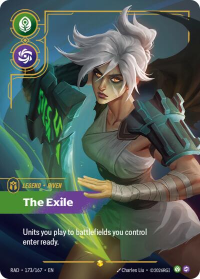 Radiance - 173/167 Riven, The Exile (Overnumbered) Showcase