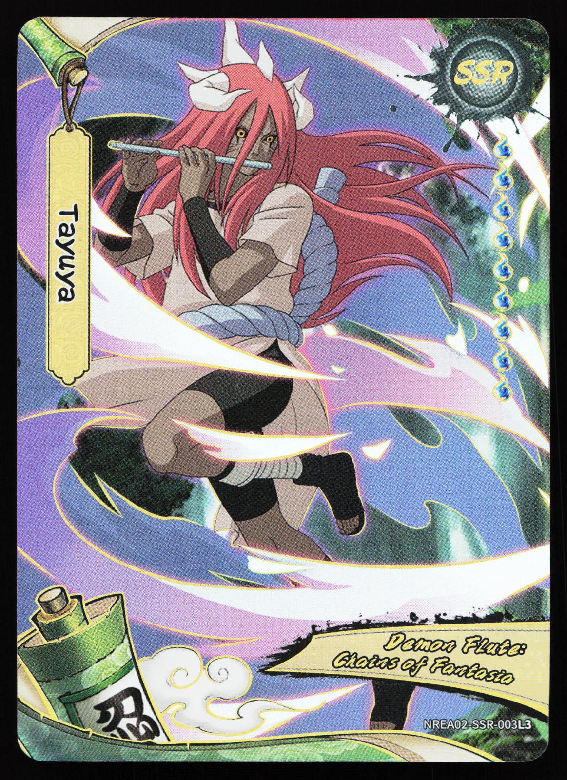 Naruto Kayou Earth Scrolls Series 2 Tayuya NREA02-SSR-003L3 Super Secret Rare