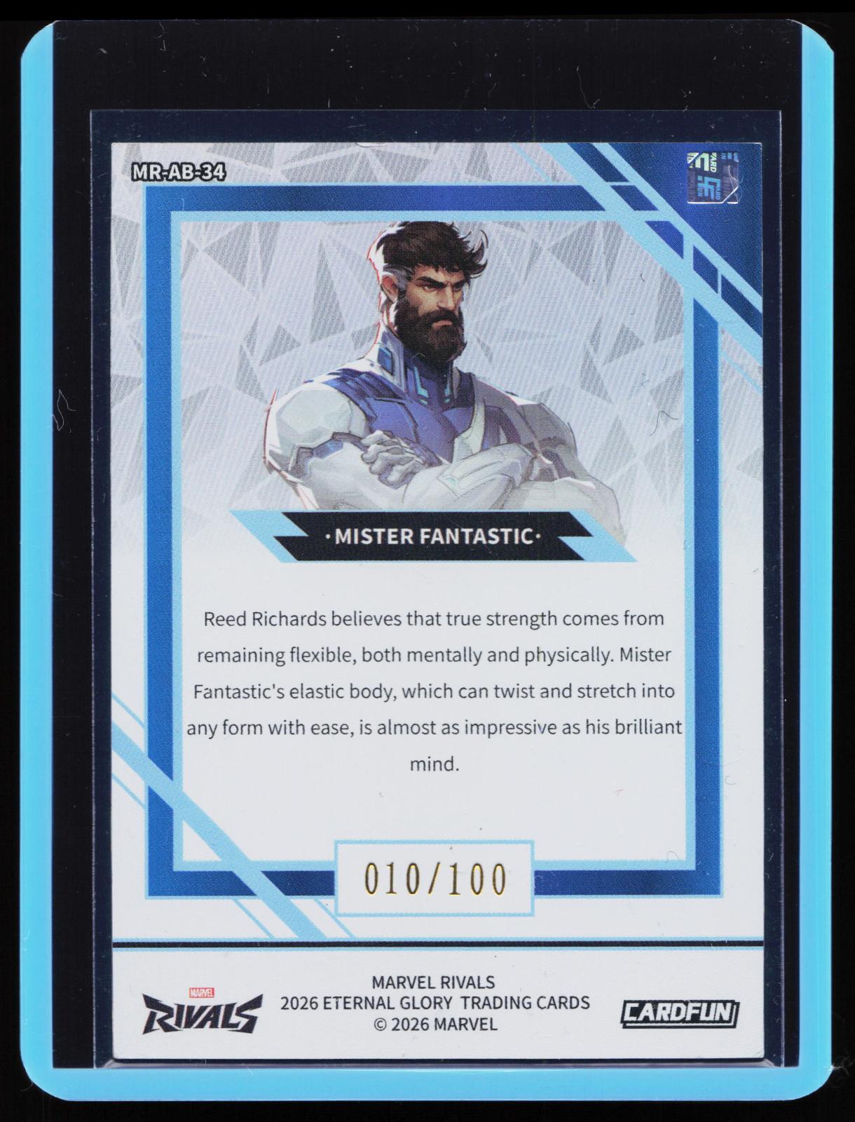 Cardfun Marvel Rivals - MR-AB-34 Mister Fantastic back