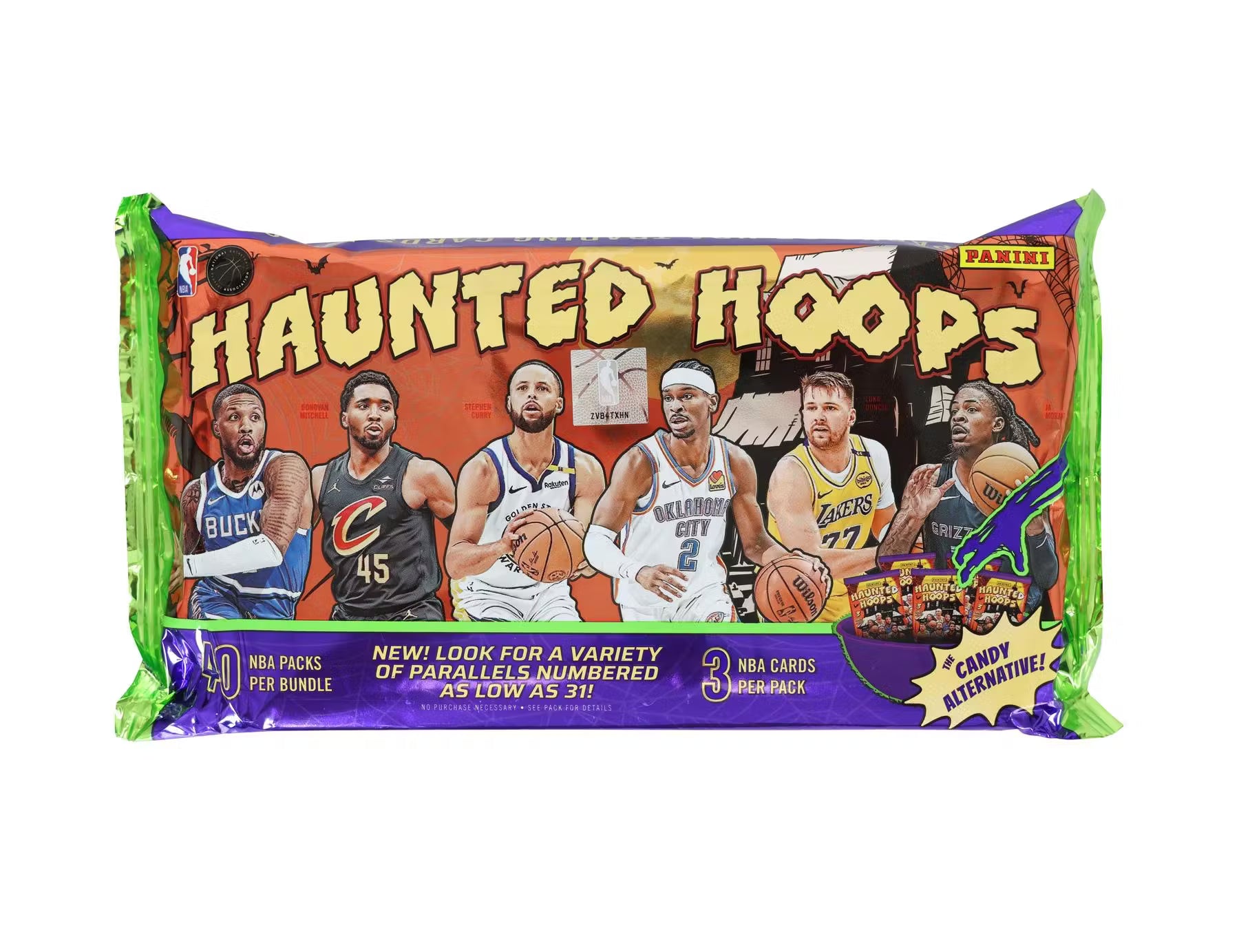 2024-25 Panini NBA Haunted Hoops Halloween 40-Pack Bundle