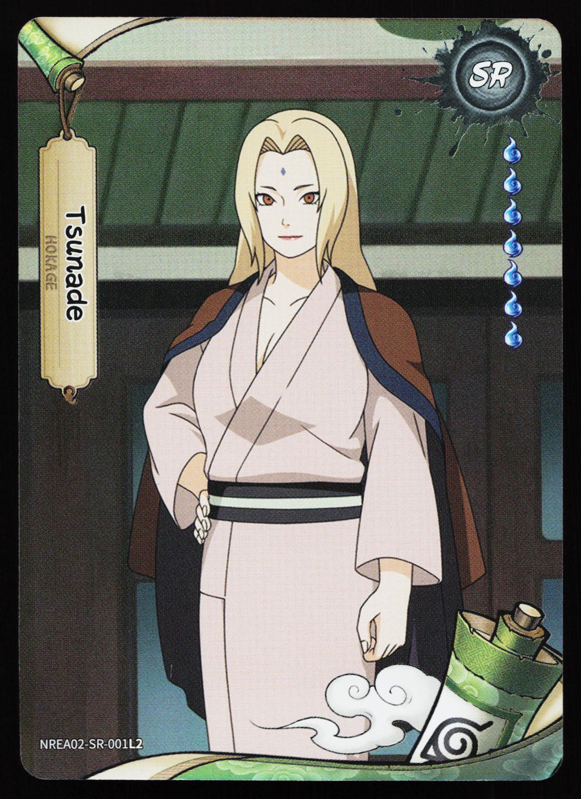 Naruto Kayou Earth Scrolls Series 2 Tsunade NREA02-SR-001L2 Super Rare