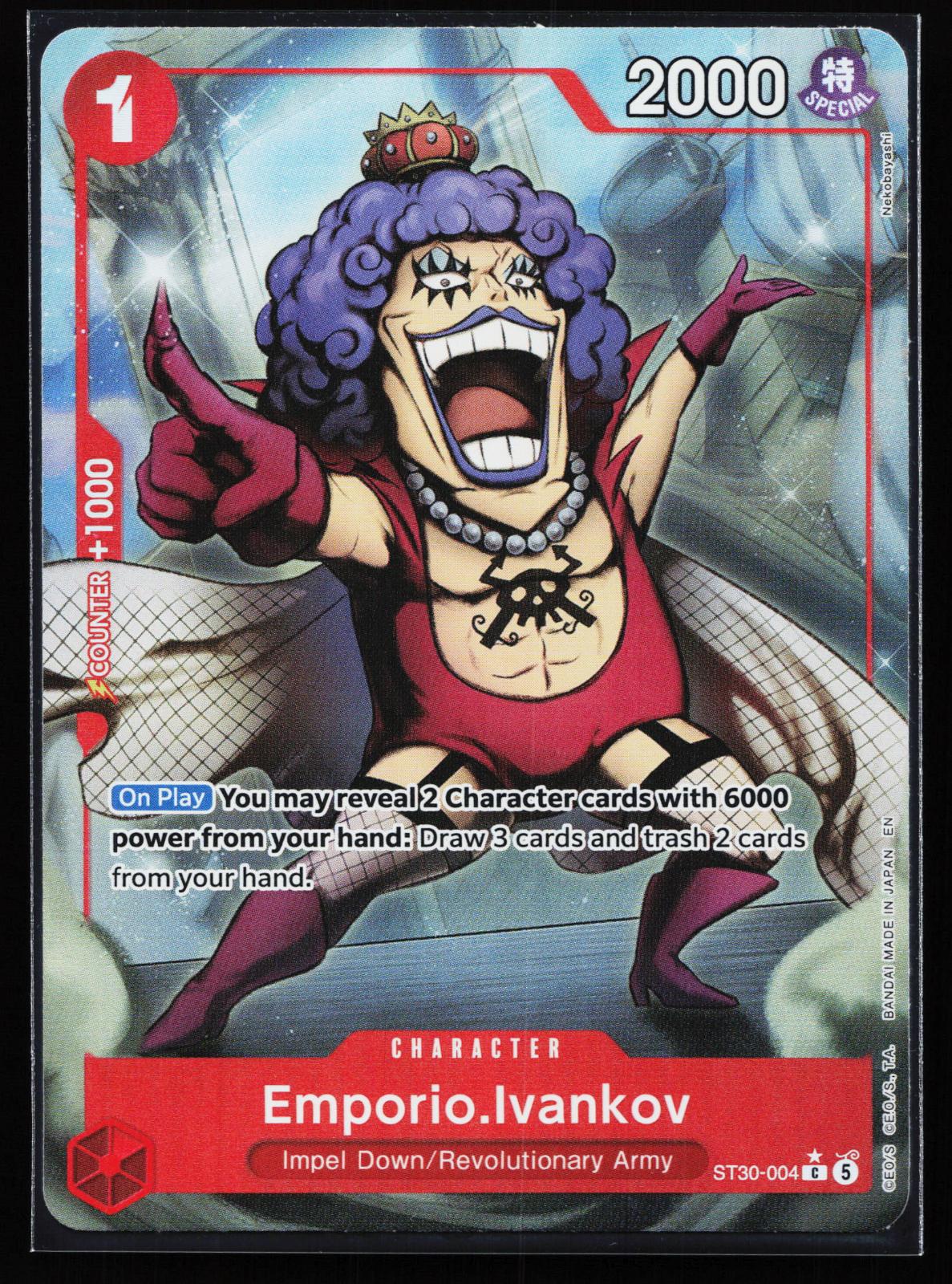 Starter Deck EX: Luffy & Ace ST30-004 Emporio.Ivankov (Full Art) Common