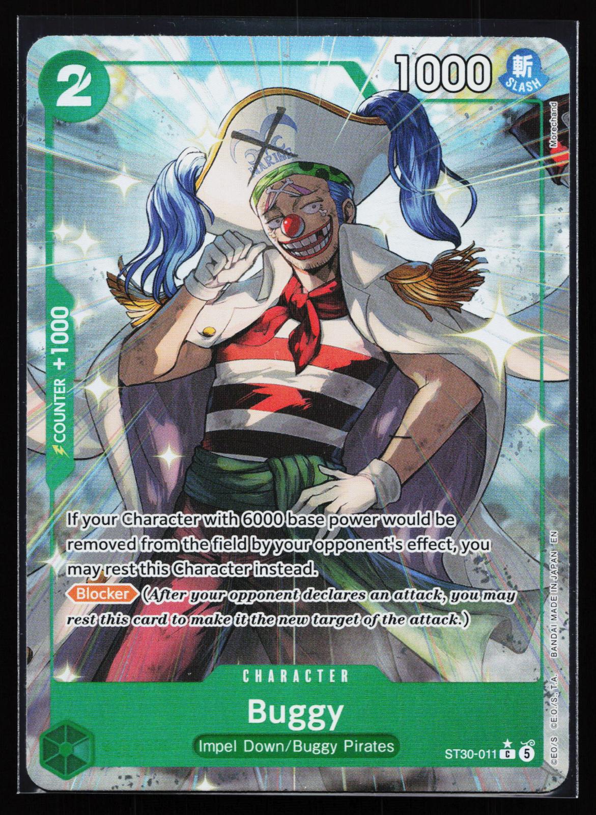 Starter Deck EX: Luffy & Ace ST30-011 Buggy (Full Art) Common