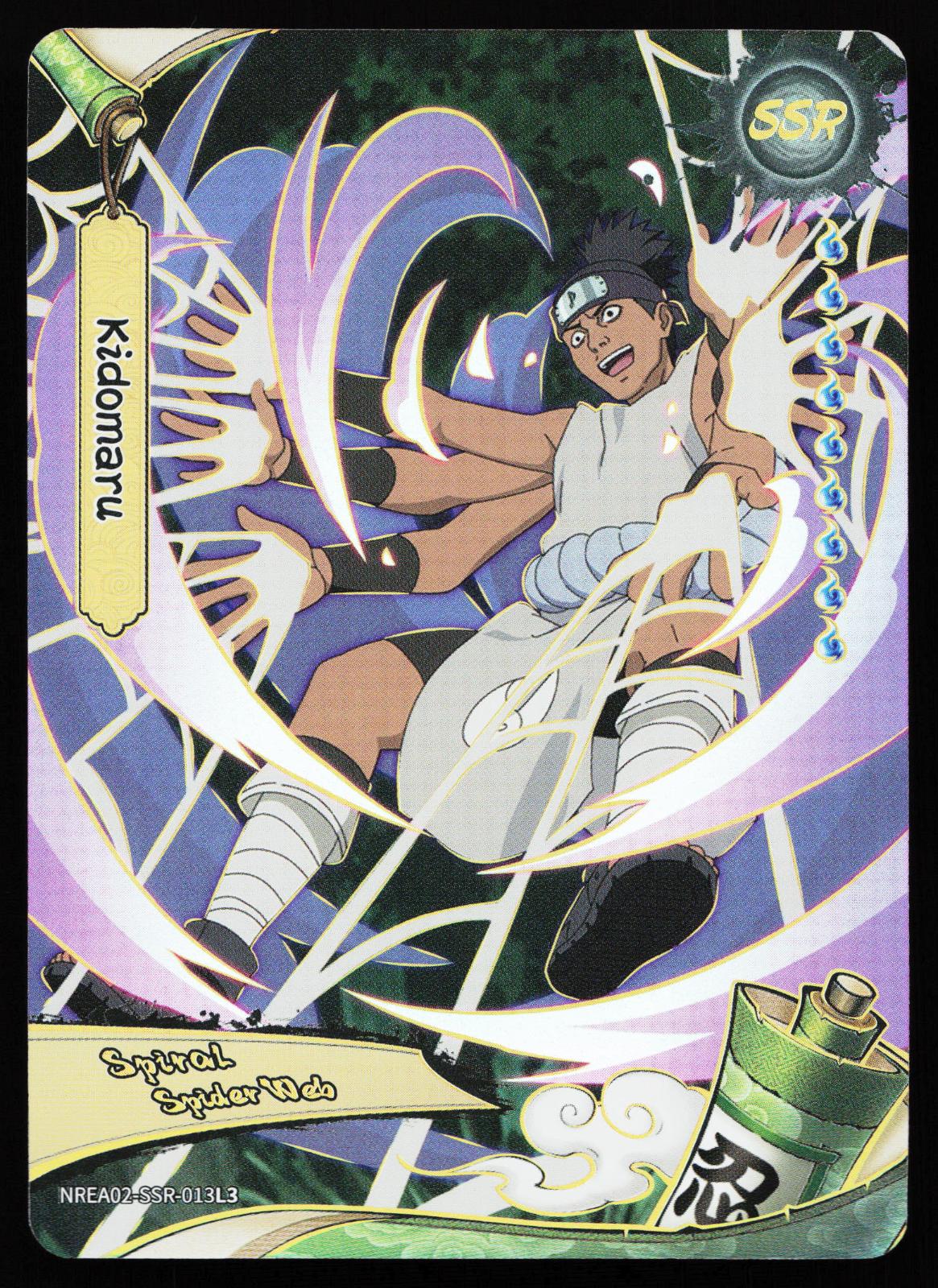 Naruto Kayou Earth Scrolls Series 2 Kidomaru NREA02-SSR-013L3 Super Secret Rare