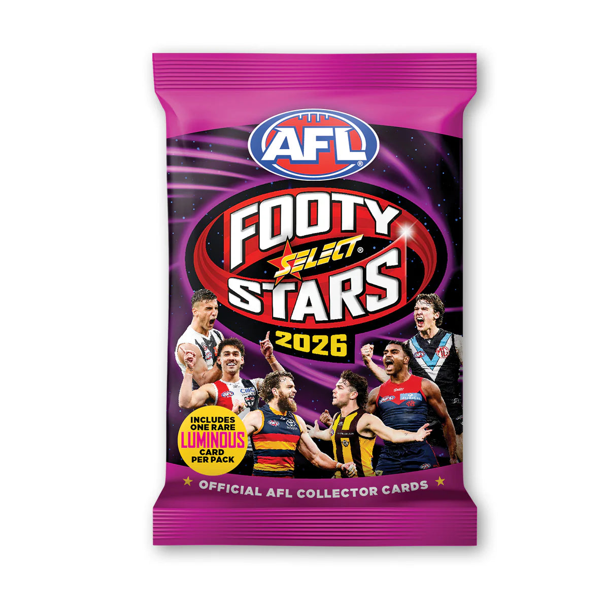 2026 AFL Footy Stars Vinyl Album + 2 Packs Cards