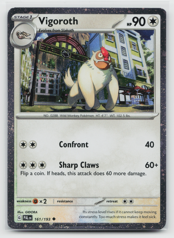 Scarlet & Violet Paldea Evolved - 161/193 Vigoroth Uncommon (Cosmos Holofoil Promo)