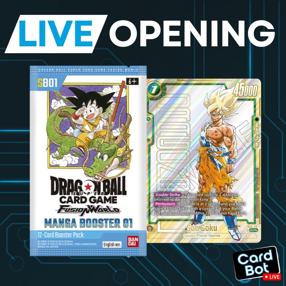 dragon ball z booster box opening LIVE OPENING