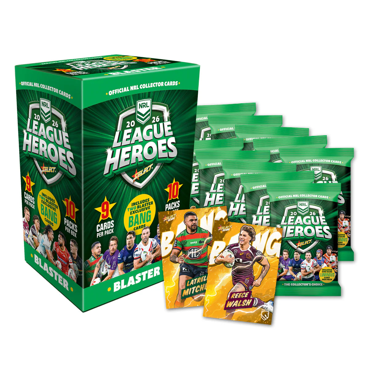2026 NRL League Heroes Blaster Box