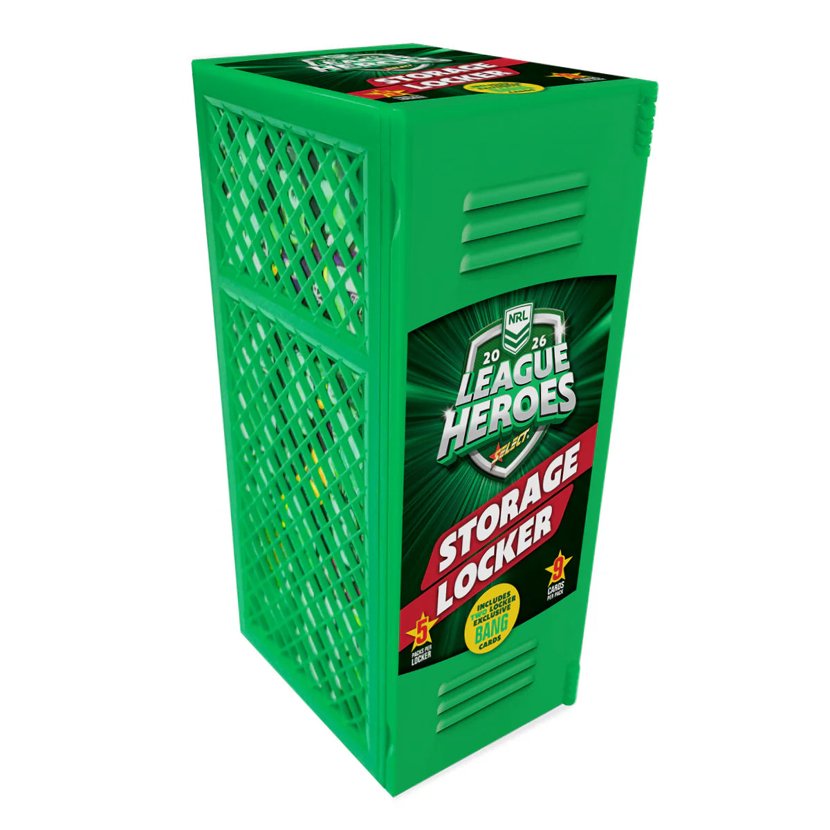 2026 NRL League Heroes Blaster Storage Locker