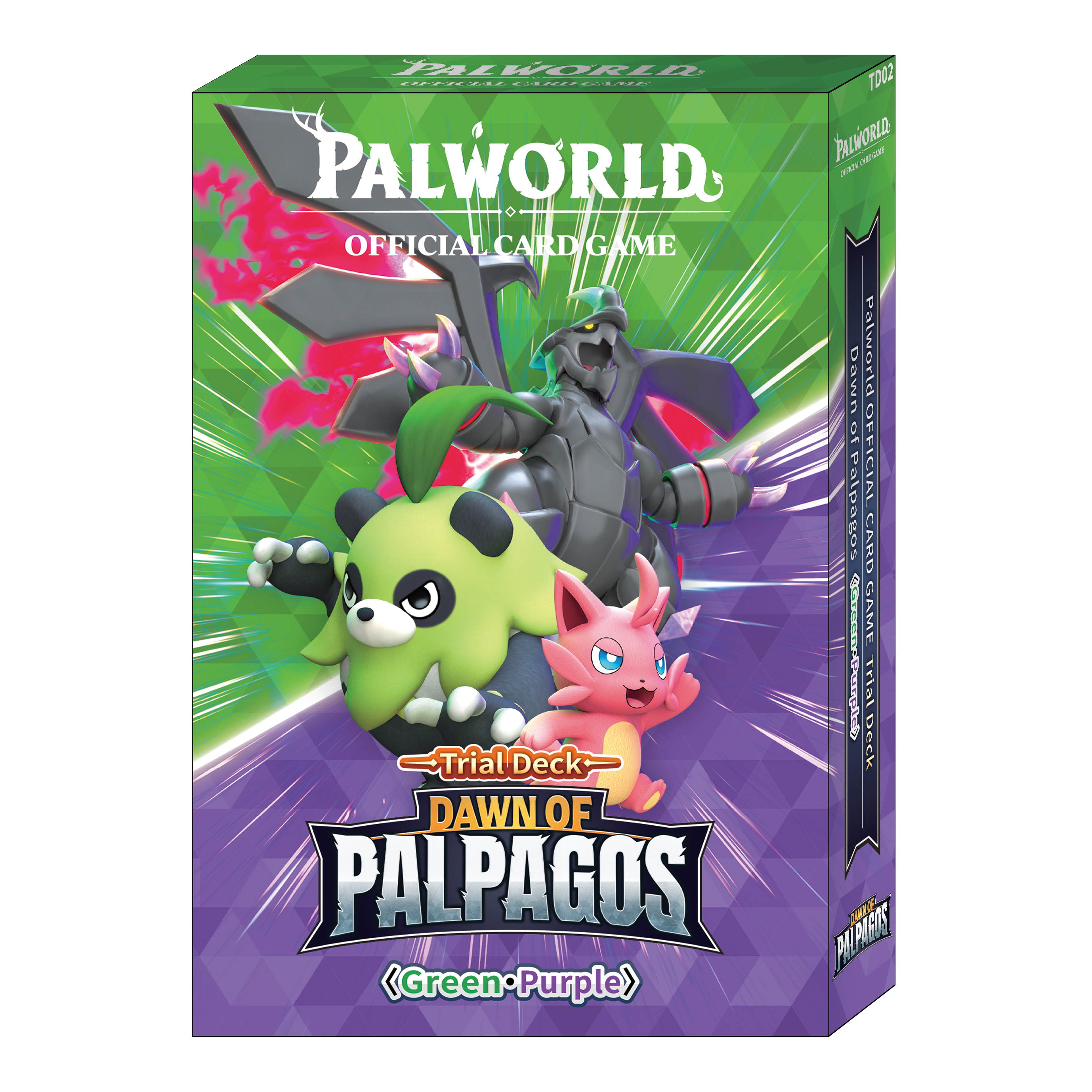 Palworld TCG: POCGe-TD02 Dawn of Palagos Trial Deck Green/Purple