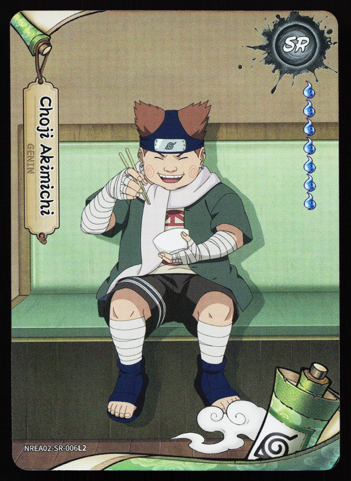 Naruto Kayou Earth Scrolls Series 2 Choji Akimichi NREA02-SR-006L2 Super Rare