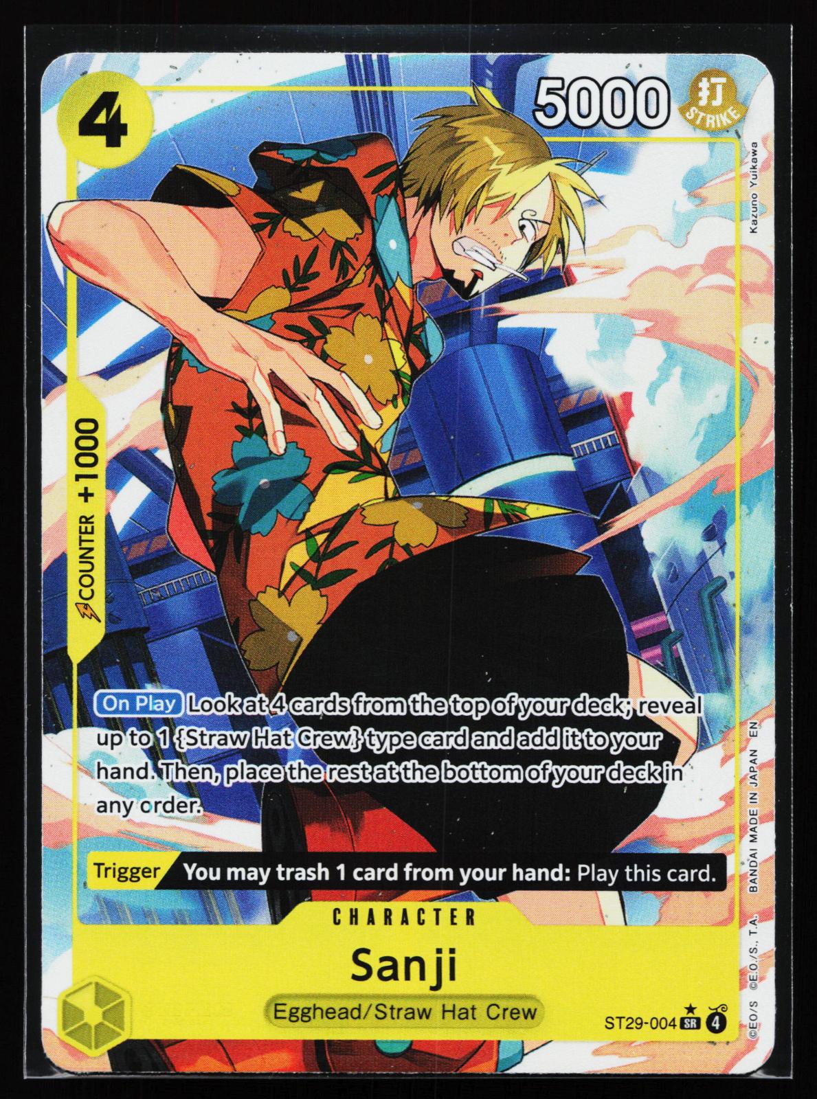 Starter Deck 29: Egghead ST29-004 Sanji (Full Art) Super Rare