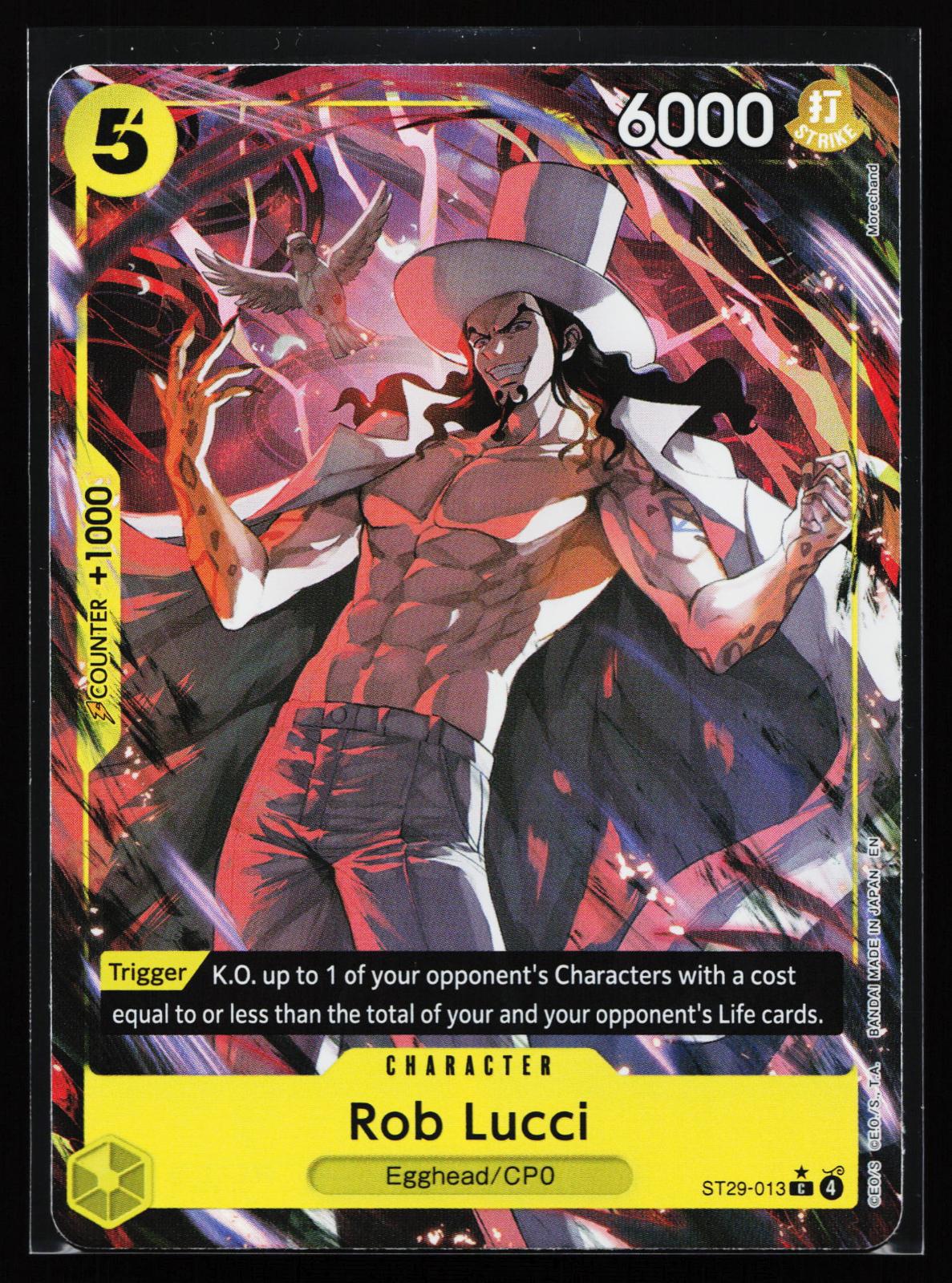 Starter Deck 29: Egghead ST29-013 Rob Lucci (Full Art) Common