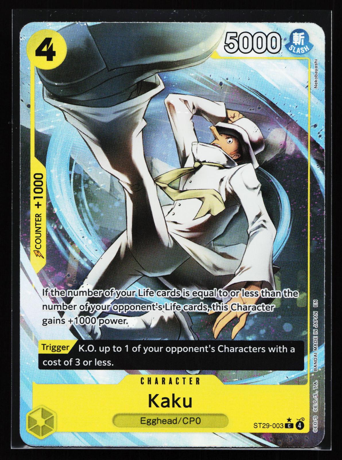 Starter Deck 29: Egghead ST29-003 Kaku (Full Art) Common