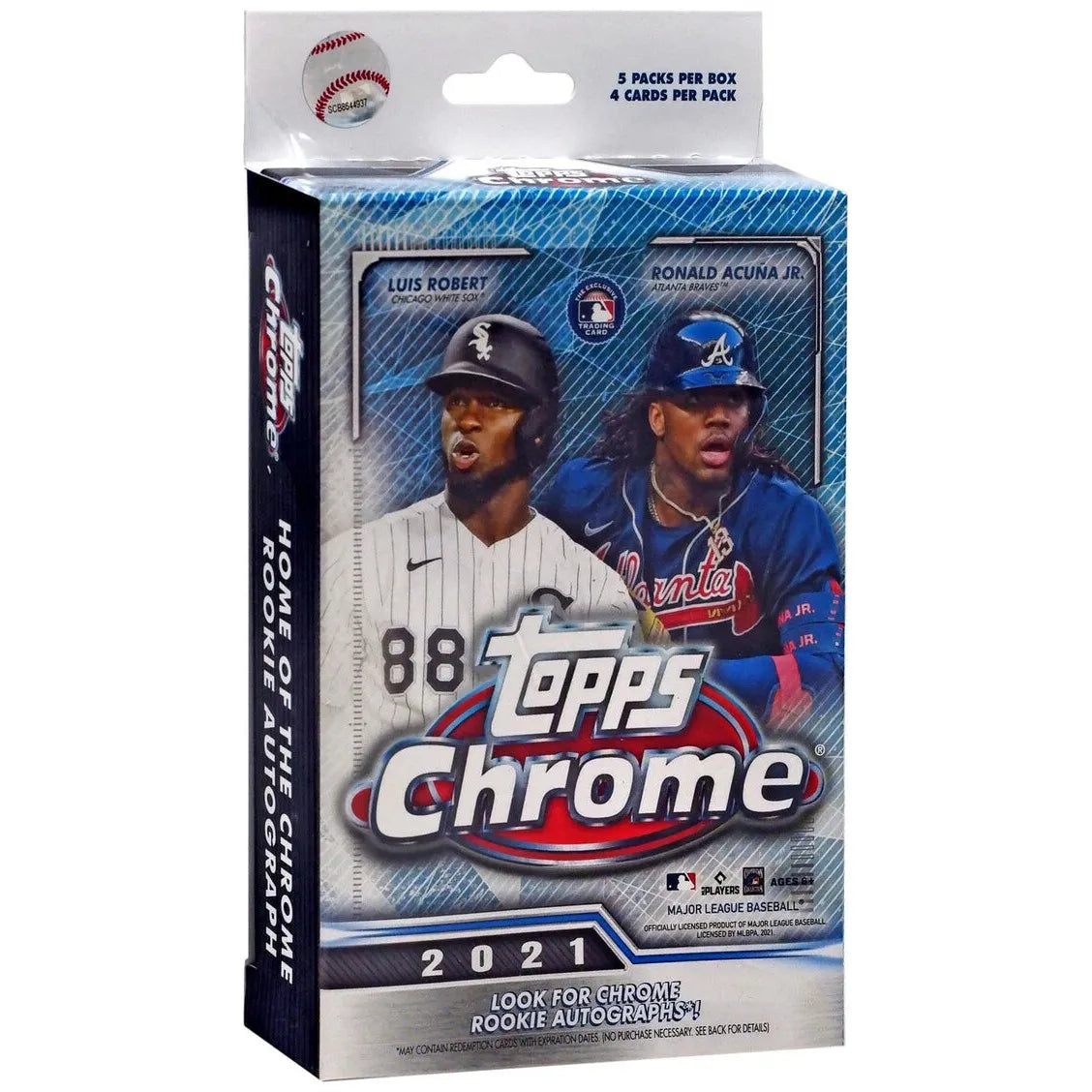 2021 Topps Chrome Baseball Hanger Pack