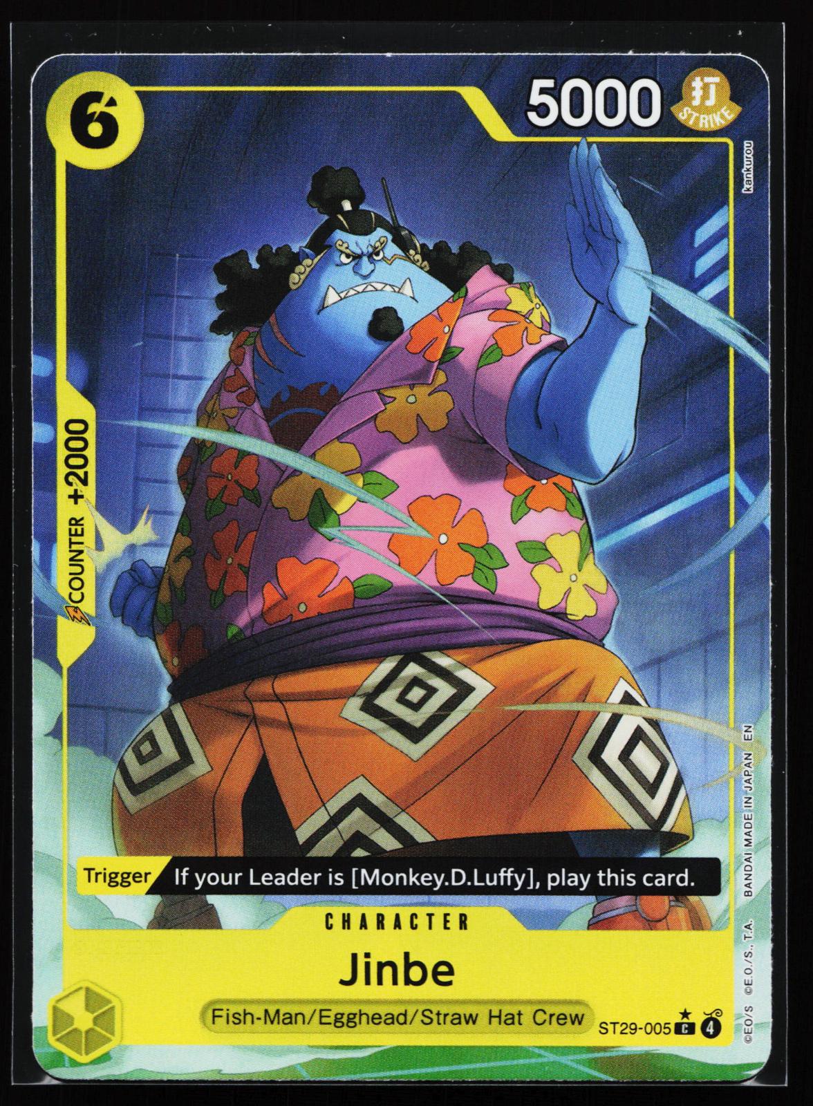 Starter Deck 29: Egghead ST29-005 Jinbe (Full Art) Common