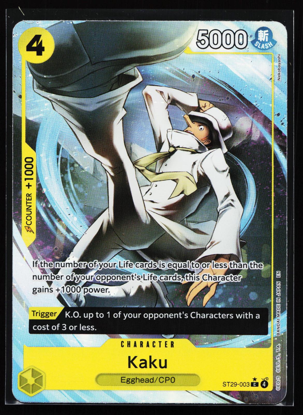 Starter Deck 29: Egghead ST29-003 Kaku (Full Art) Common
