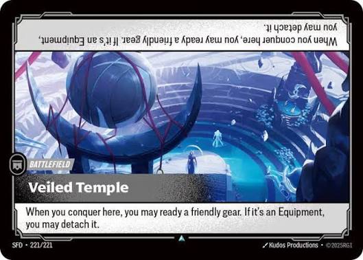 Riftbound Spiritforged - 221/221 Veiled Temple Uncommon