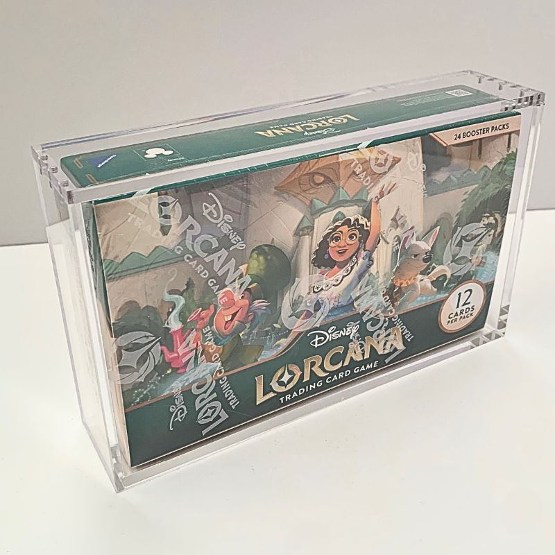 lorcana booster box dimensions Card Bot Acrylic Case