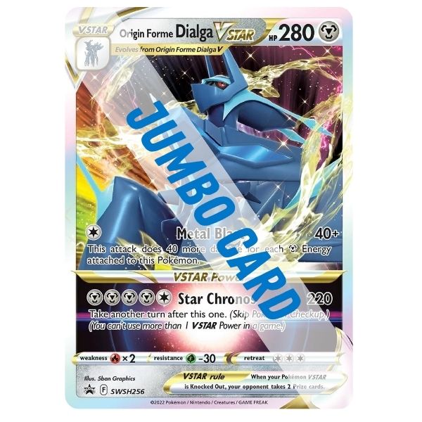 origin forme dialga vstar pokemon card JUMBO CARD