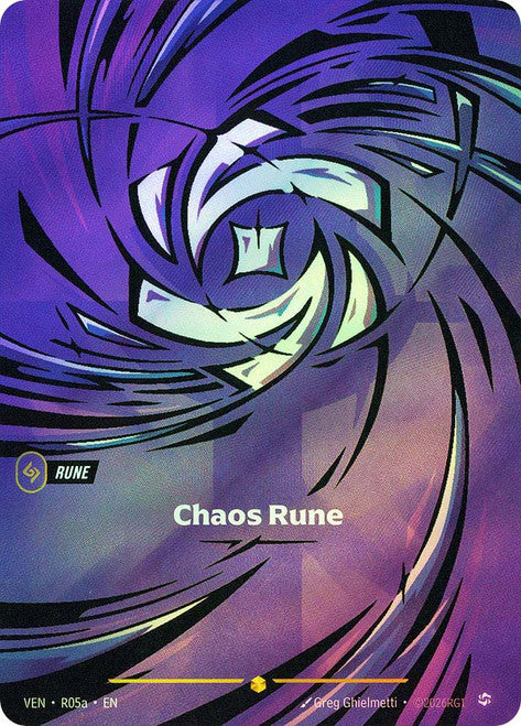 Riftbound - Vendetta - R05a Chaos Rune (R05a) Showcase