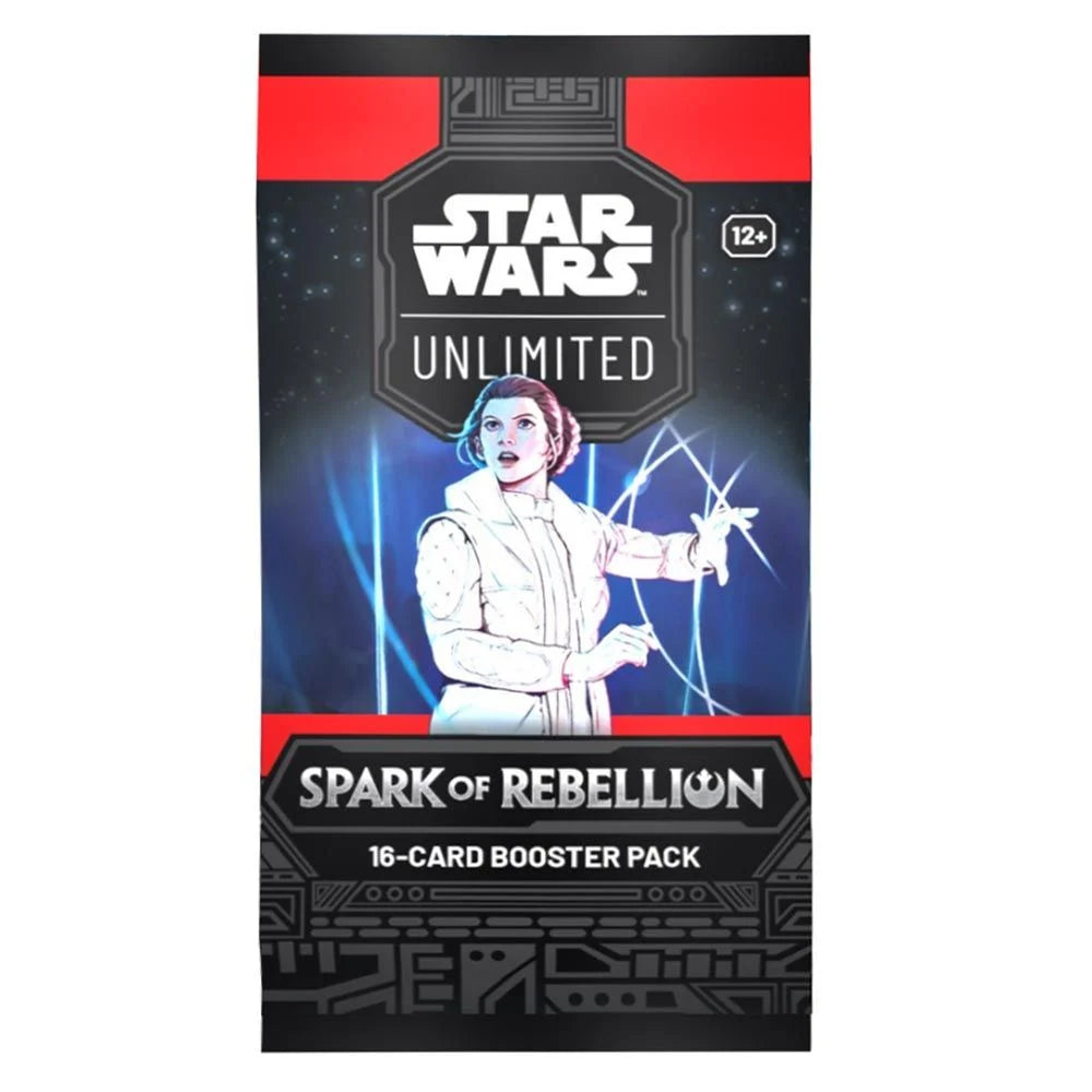 Star Wars Unlimited - Spark of Rebellion Booster Box (24 Packs) Star Wars Unlimited - Spark of Rebellion Booster Box (24 Packs)