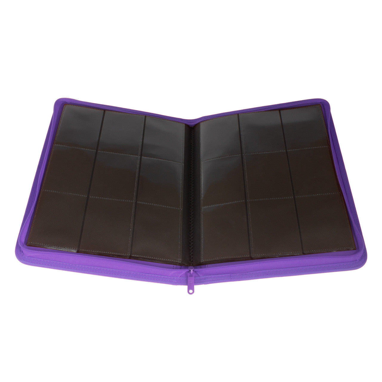 Palms Off Gaming STEALTH 12 Pocket Zip Trading Card Binder - Purple