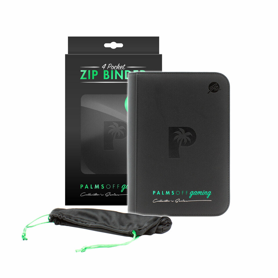 Palms Off Gaming Collector's Series 4 Pocket Zip Trading Card Binder