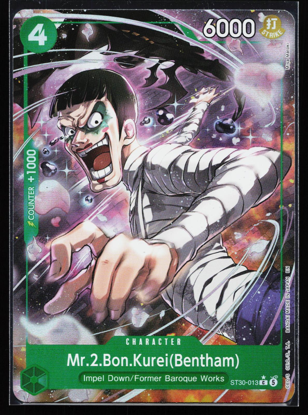 Starter Deck EX: Luffy & Ace ST30-013 Mr.2.Bon.Kurei(Bentham) (Full Art) Common