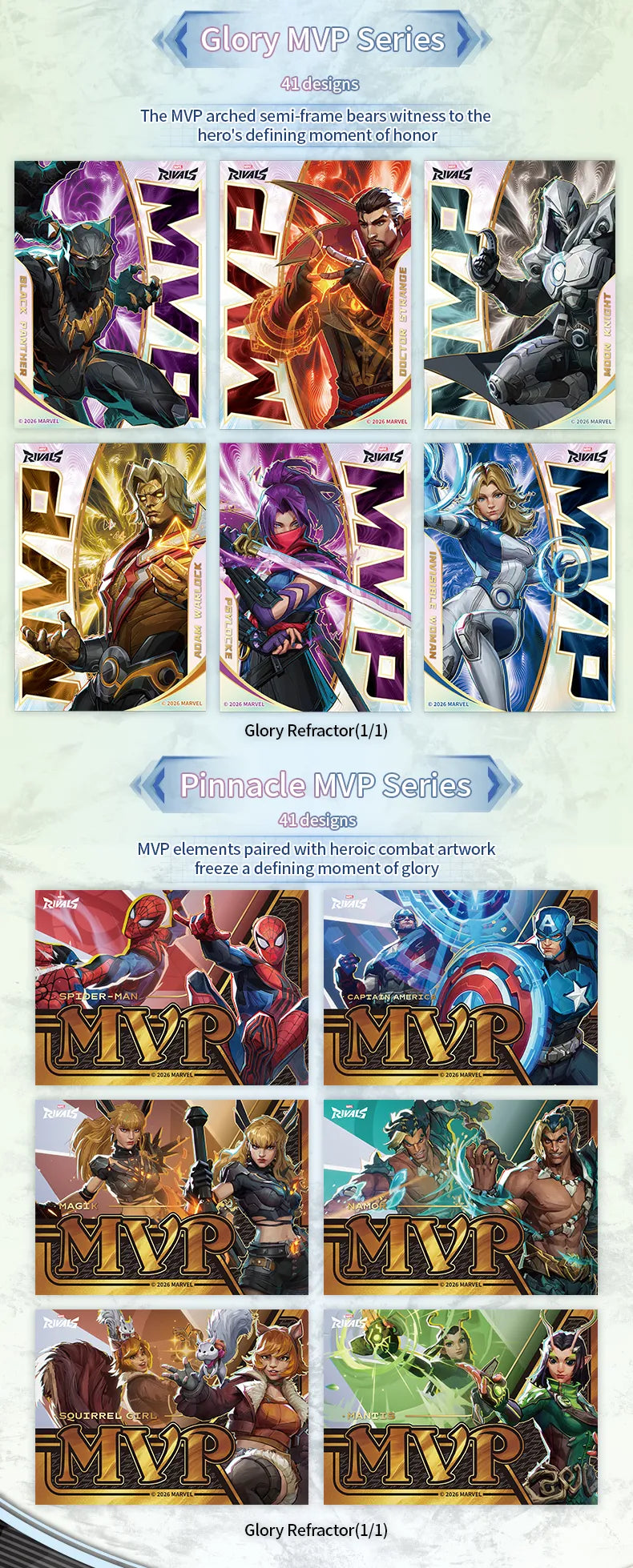 2026 CardFun Marvel Rivals Eternal Glory Hobby Box (Preorder - Early March)