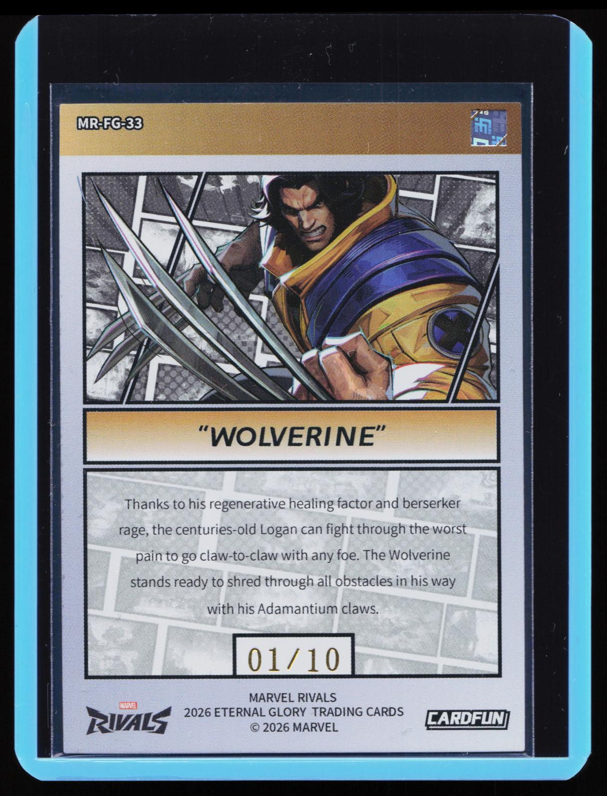 Cardfun Marvel Rivals - MR-EG-33 Wolverine back