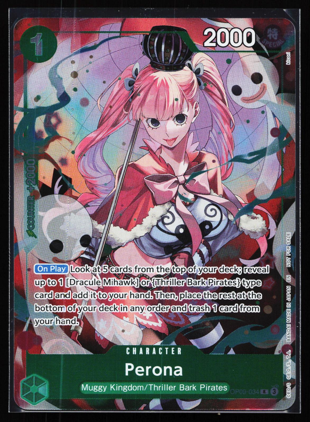Extra Booster: One Piece Heroines Edition OP09-034 Perona Rare