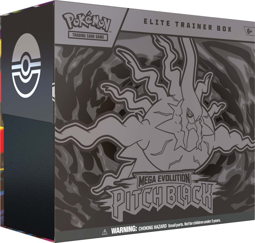 Pokemon TCG: Mega Evolution - Pitch Black Elite Trainer Box - 1 PER PERSON LIMIT