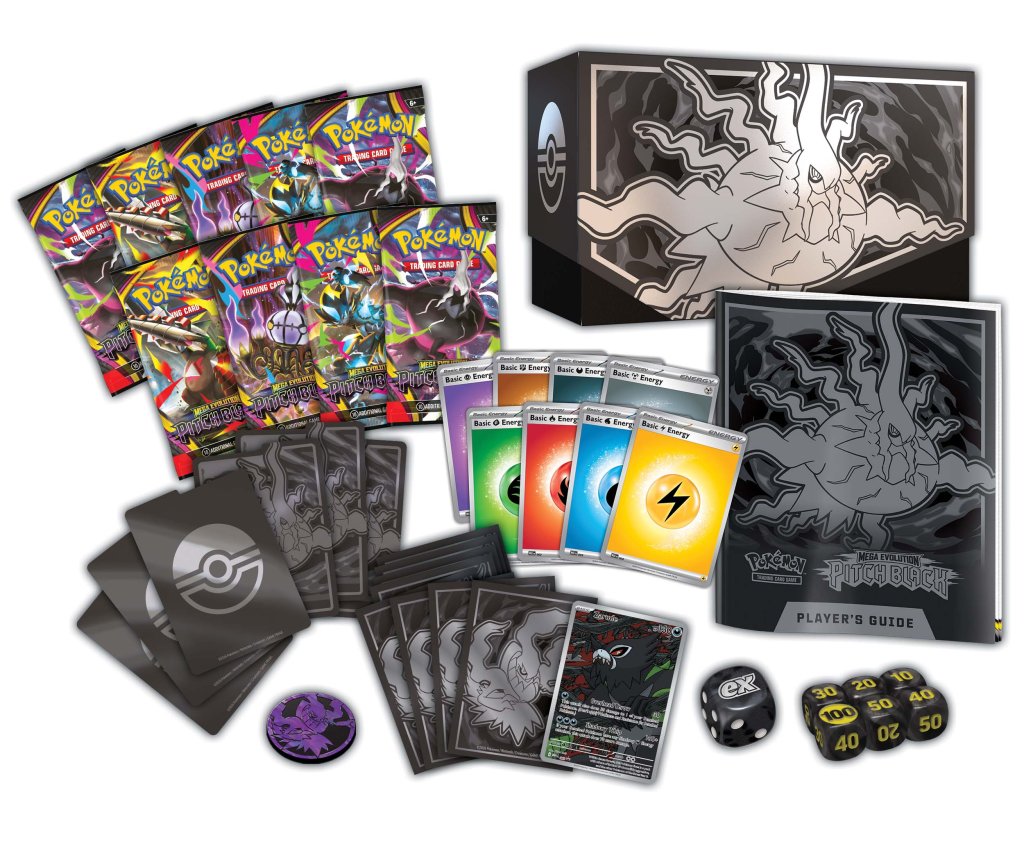 Pokemon TCG: Mega Evolution - Pitch Black Elite Trainer Box - 2x PER PERSON LIMIT