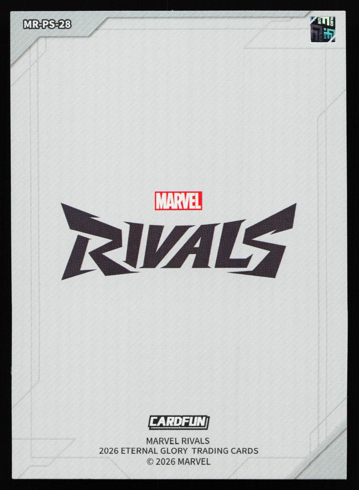 Cardfun Marvel Rivals MR-PS-28 Art Gallery #28 back